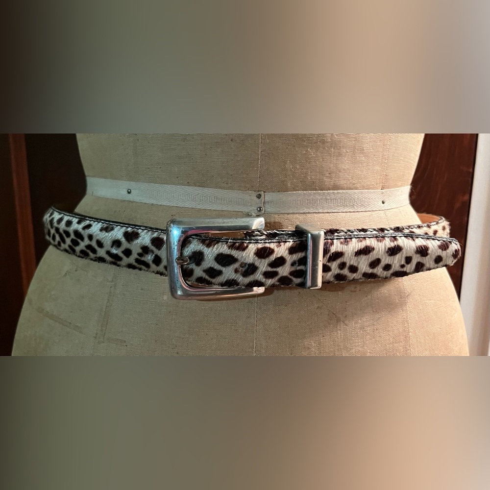 1” Haircalf Animal Print Belt.